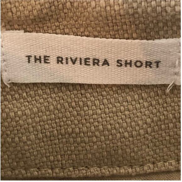 Ann Taylor LOFT Khaki Riviera Shorts Size 2 Linen Summer Casual Business - Picture 9 of 10